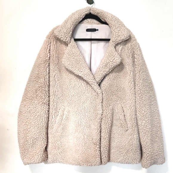 Silver Jeans Jackets & Blazers - Silver Jeans Co. Faux Sherpa Fur Jacket Women's XXL